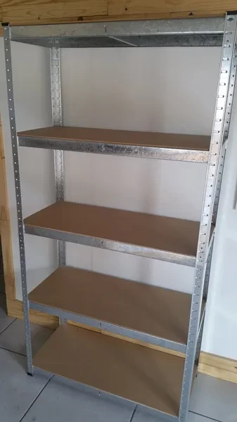 DIY Shelving view from the right