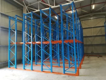 Drive in racking in warehouse