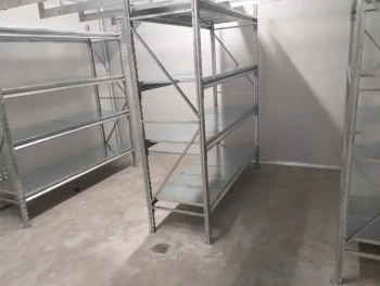 Cold room racking single bays