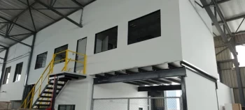 mezzanine floor with office