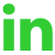 Linkedin icon green